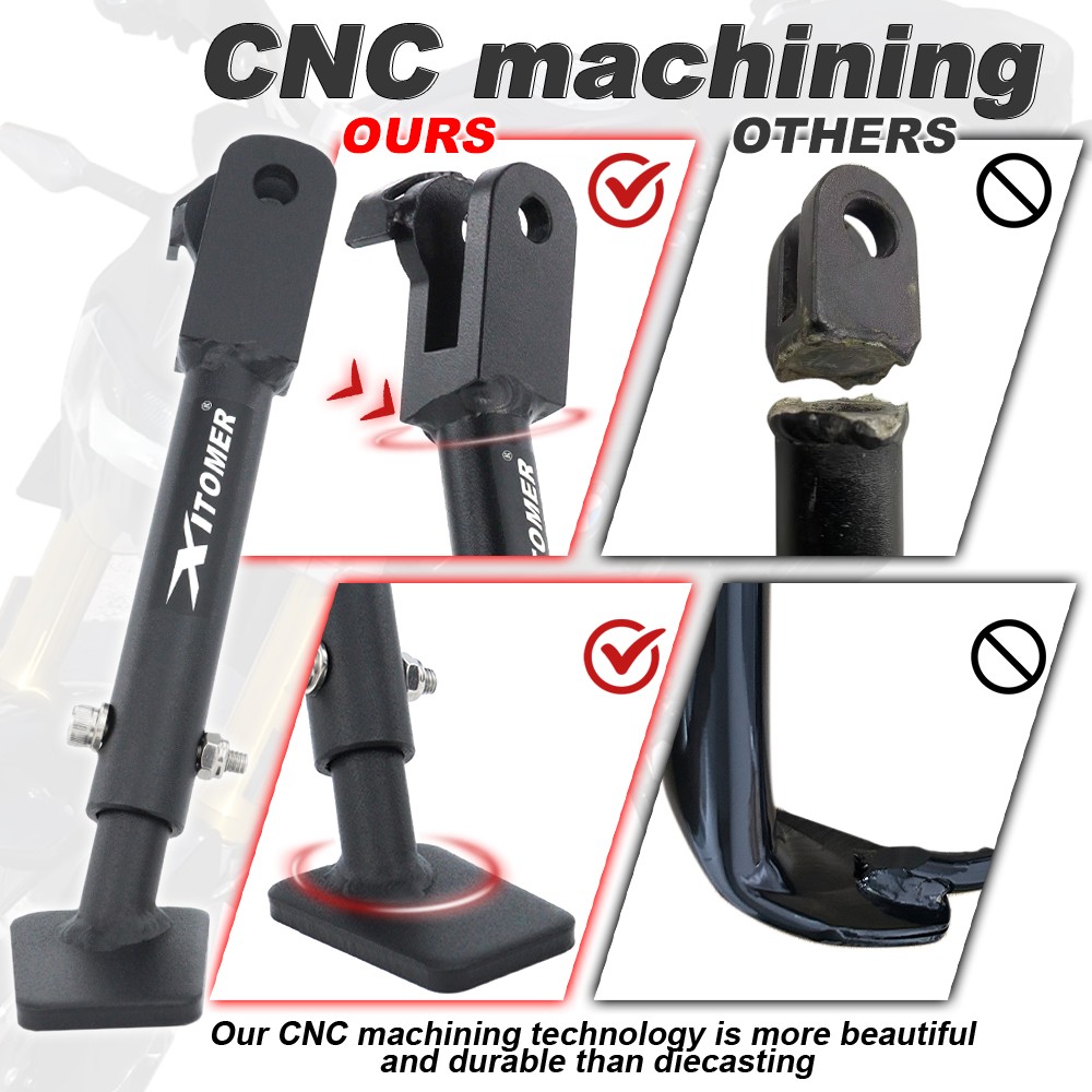 Fit For Yamaha YZF-R3 2015-2025 Adjustable Kickstand & Suspension Lowering Link