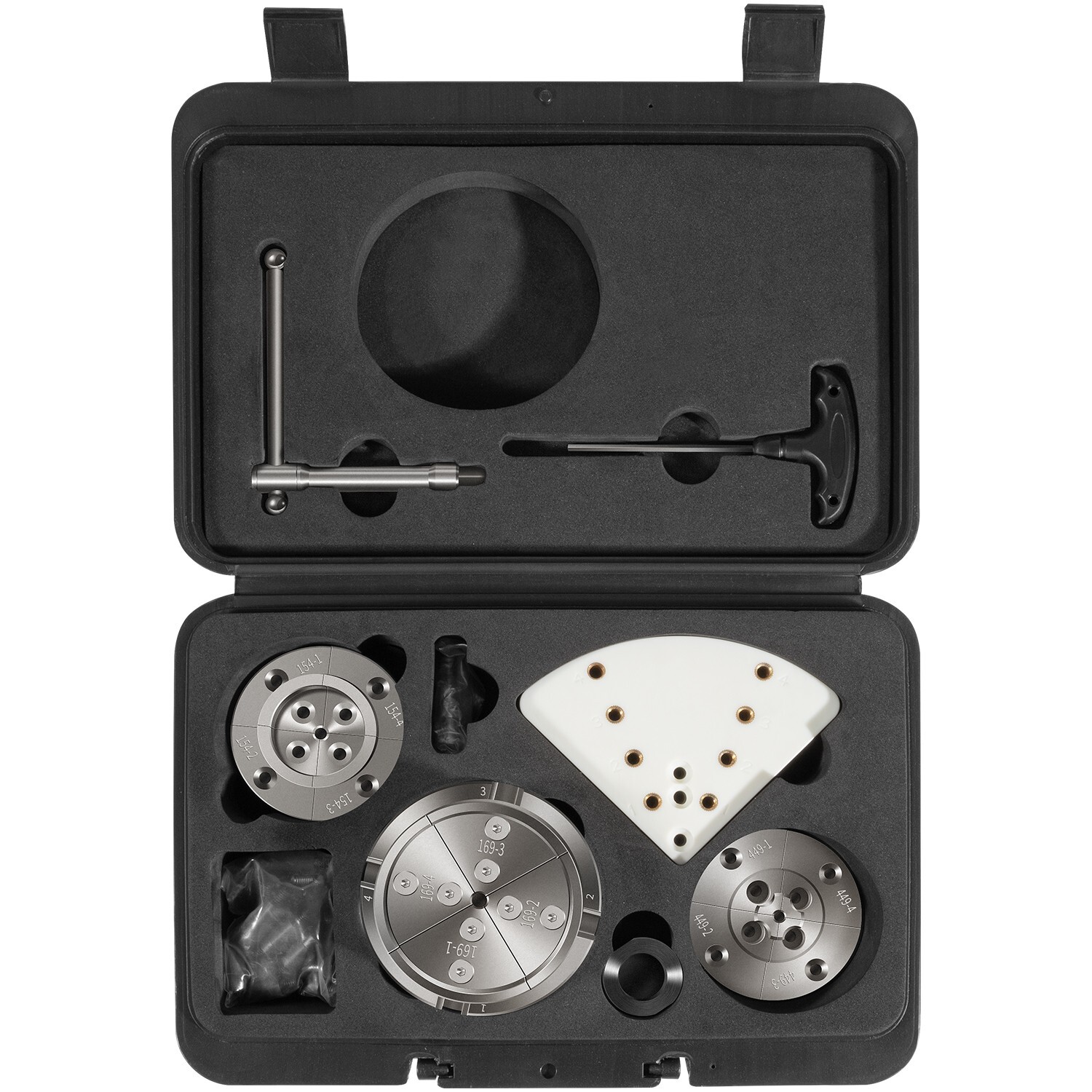 4 Inch Wood Lathe Chuck Set 1" x 8 tpi, Self Centering 4 Jaw Wood Turning Chuck