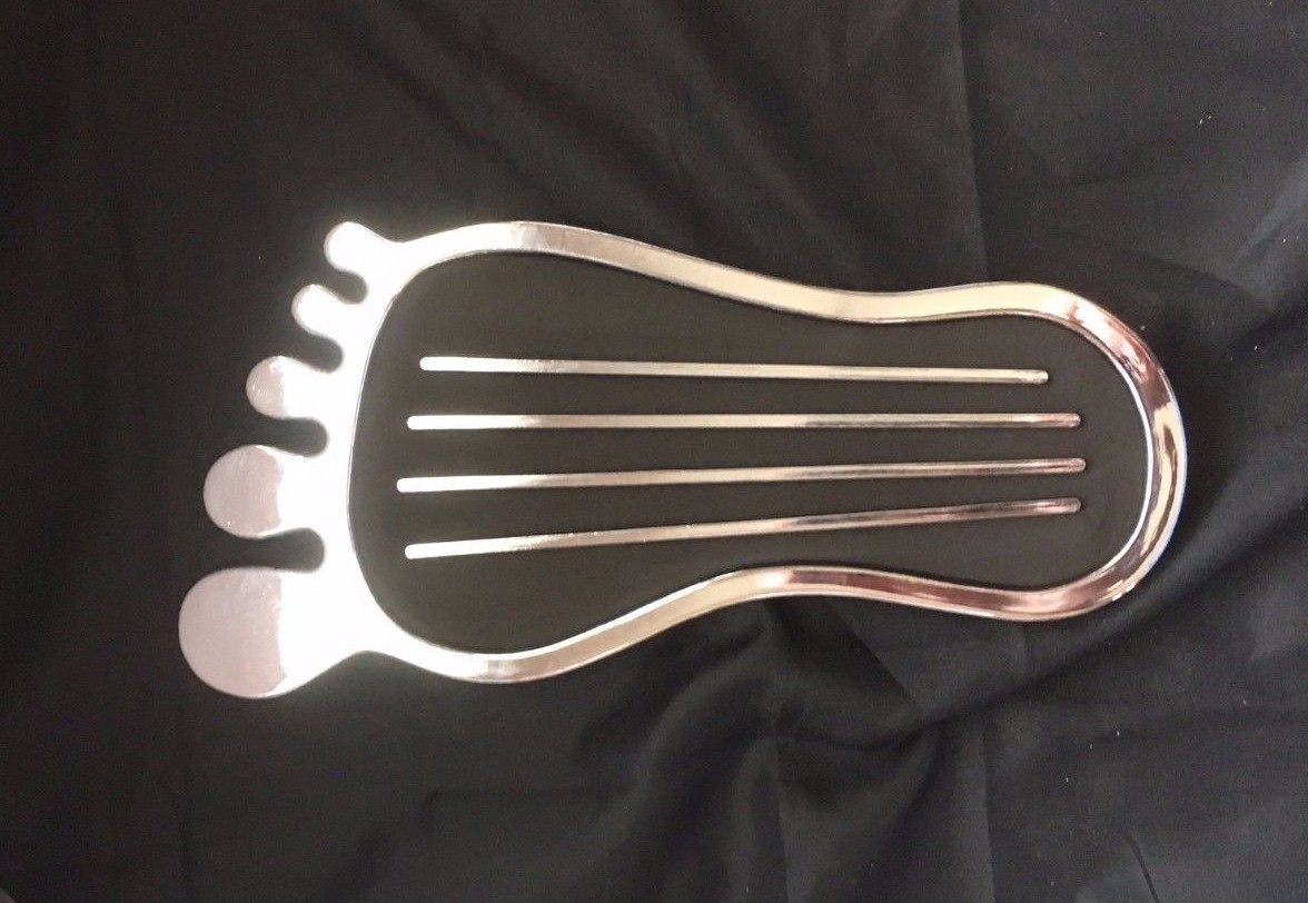 Big Barefoot Gas Pedal Hot Street Rat Rod Chrome Bare foot Vintage NEW Chevy GMC