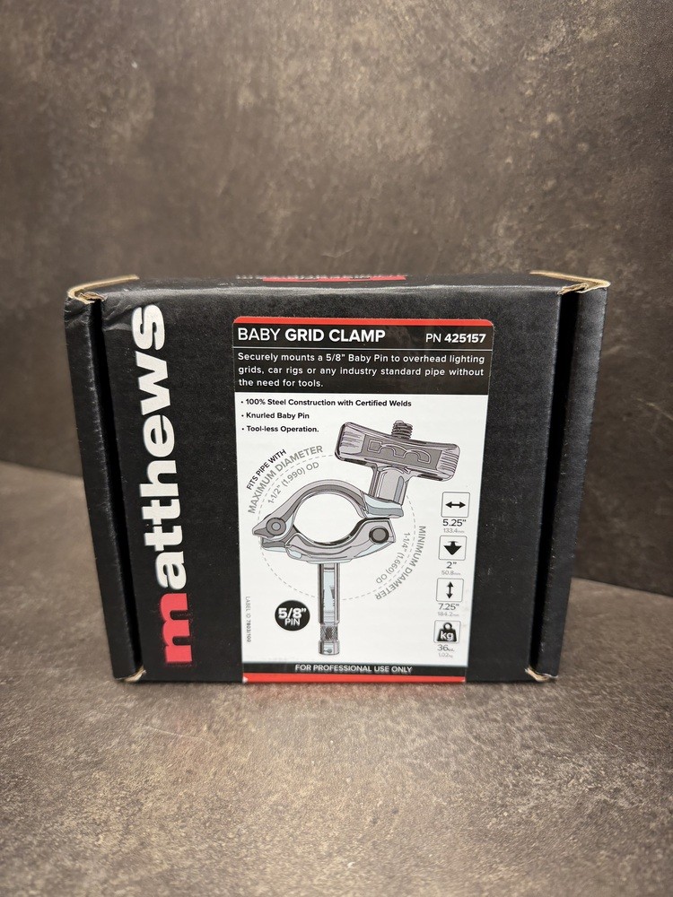 Matthews Baby Grid Clamp 425157 5/8" Pin