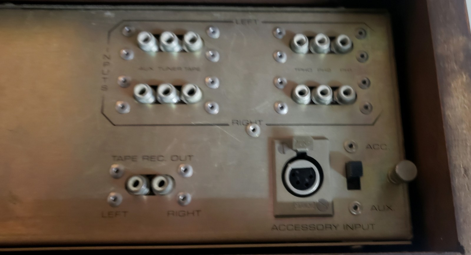 RARE CM Laboratories Labs CC-1 S.S. Preamplifier Control Amplifier w/Wood Case