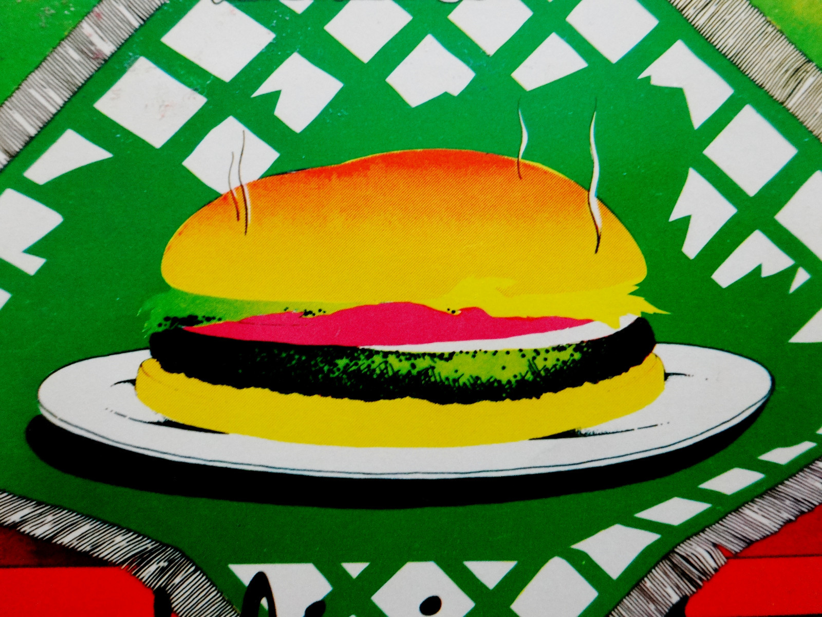 Bill Graham Fillmore Postcard Handbill BG 158 Chuck Berry Randy Tuten Hamburger