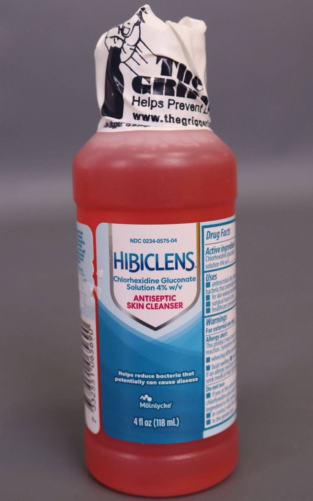 Hibiclens Chlorhexidine Gluconate Solution 4% Antiseptic Skin Cleanser 4 fl oz