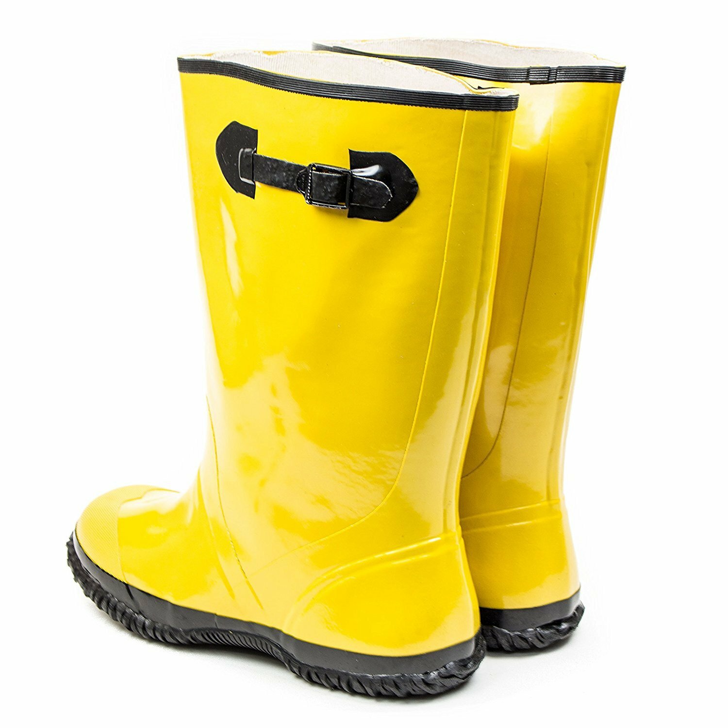 YELLOW RUBBER OVER SHOE WATERPROOF MENS MUD FISHING HUNTING FARMING SLUSH BOOTS