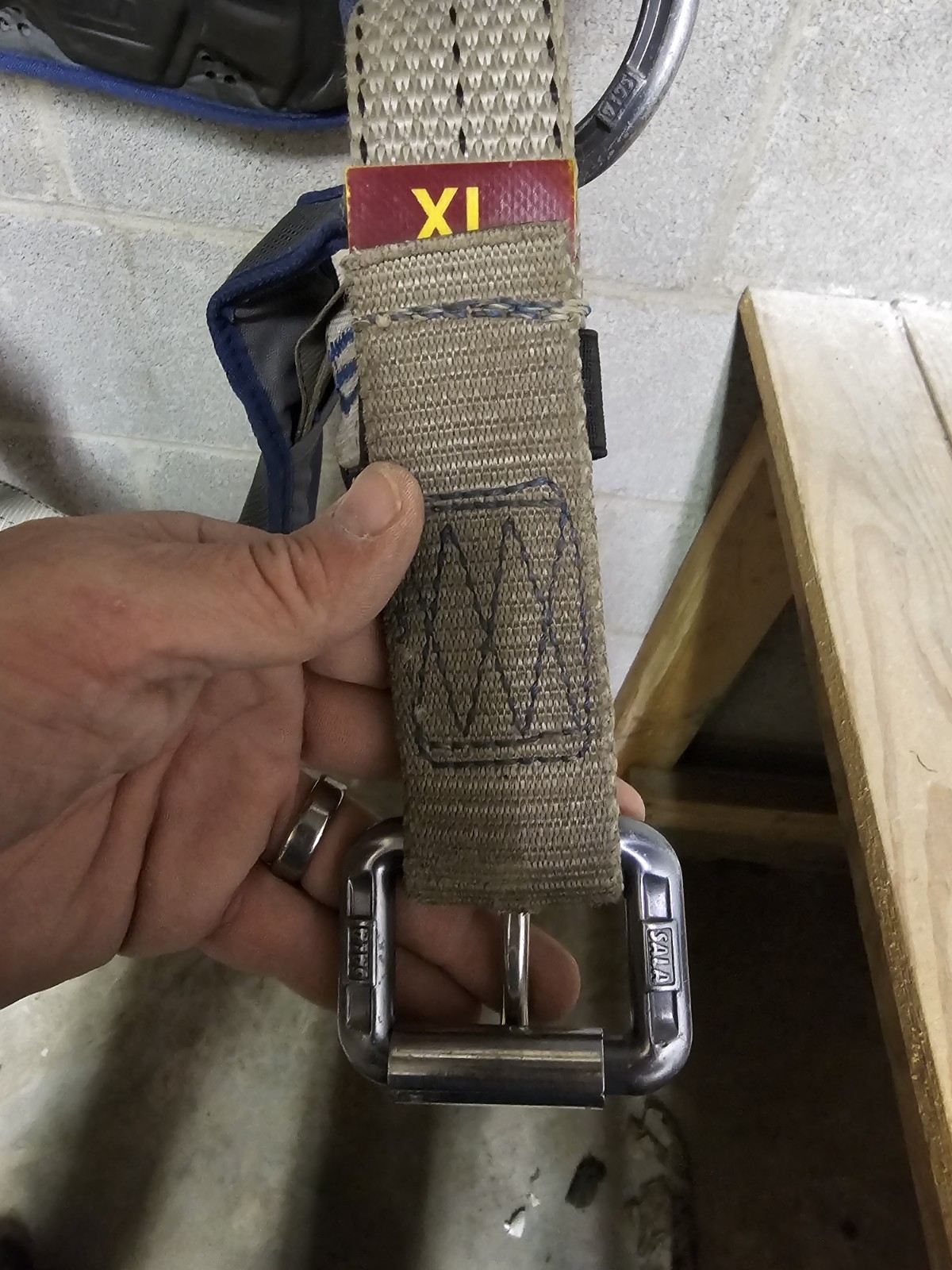 3M DBI-SALA EXOFIT STRATA XL FULL BODY HARNESS FALL PROTECTION 1112538 XL BELT