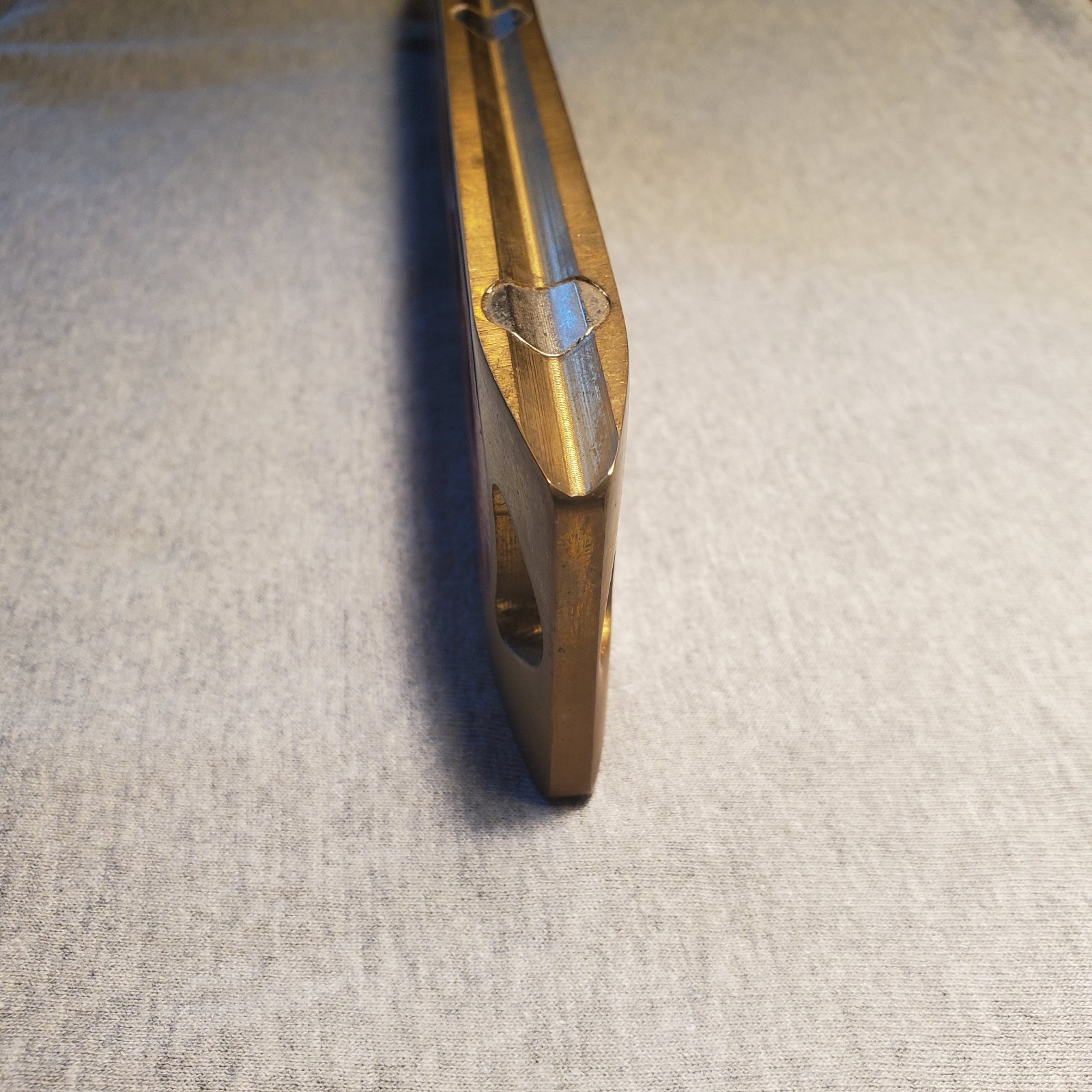 Sheffield MFG 9" Level And 4 In 1 Scewdriver Hardwood And Brass