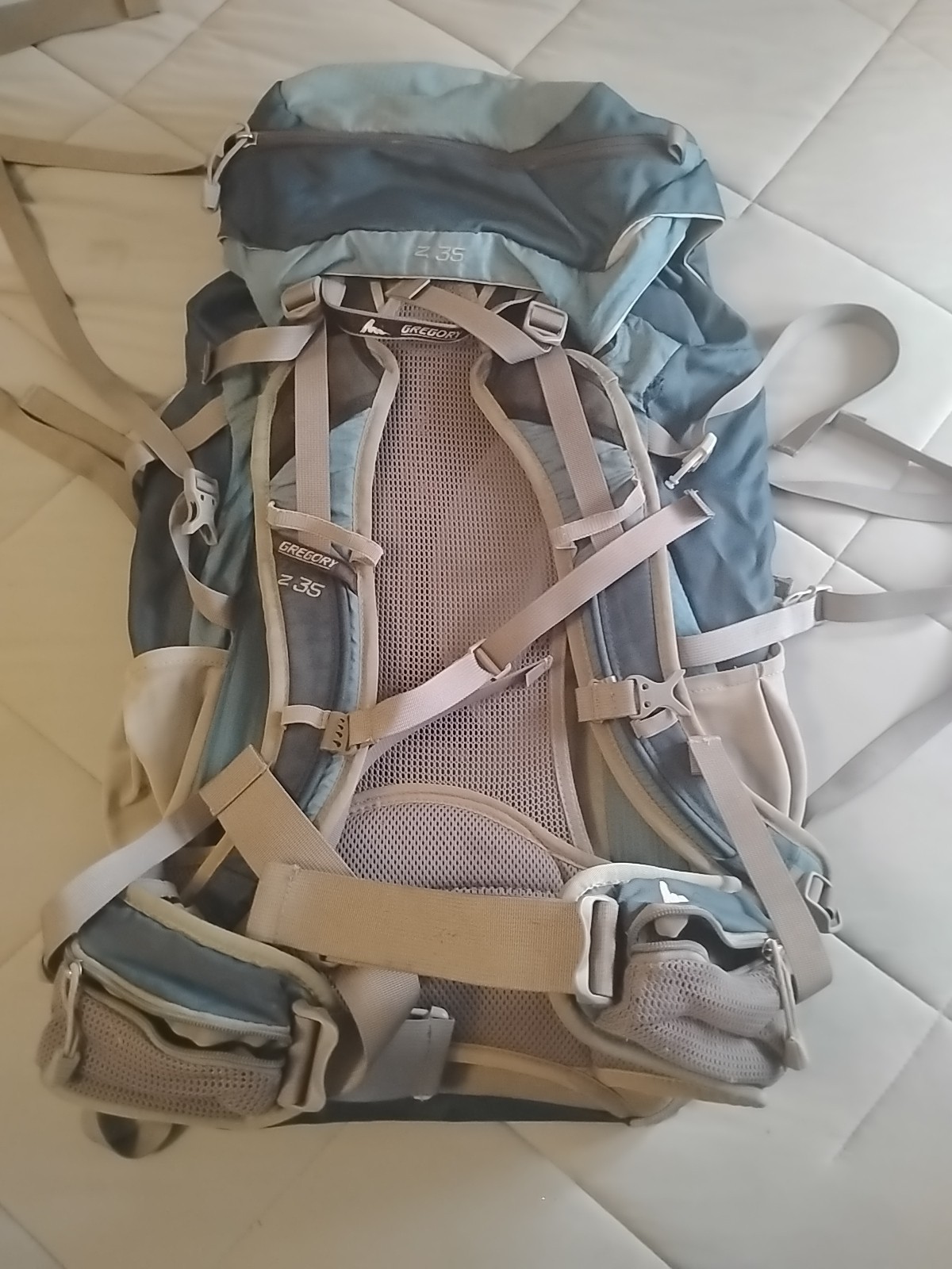 Gregory Z35 Backpack. Blue And Light Blue. Medium Size.