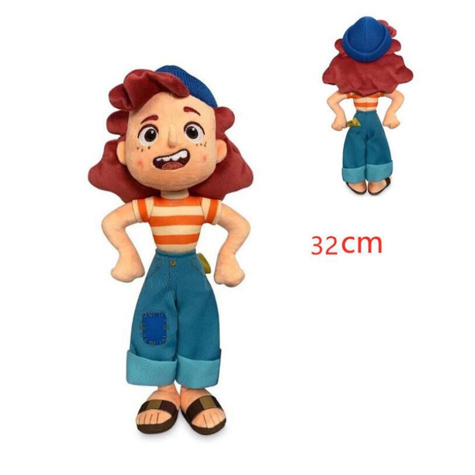 4Pcs 45cm Pixar Movie Luca Alberto Sea Monster Plush Toy Cartoon Cat Purple Gift