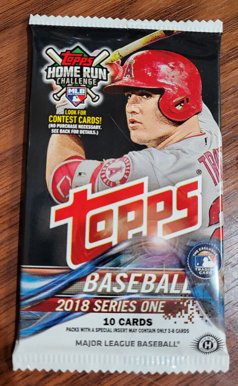2018 Topps Series 1 Baseball 10 Card Hobby Pack - See Complete Checklist within