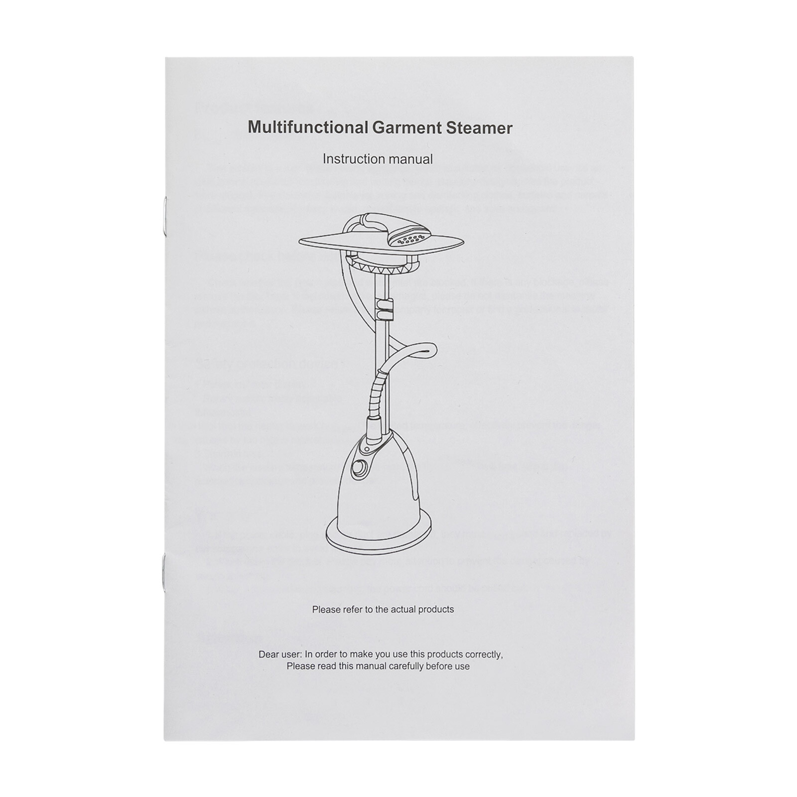 1350W White Professional Standing Garment Steamer w/Ironing Board&Garment Hanger