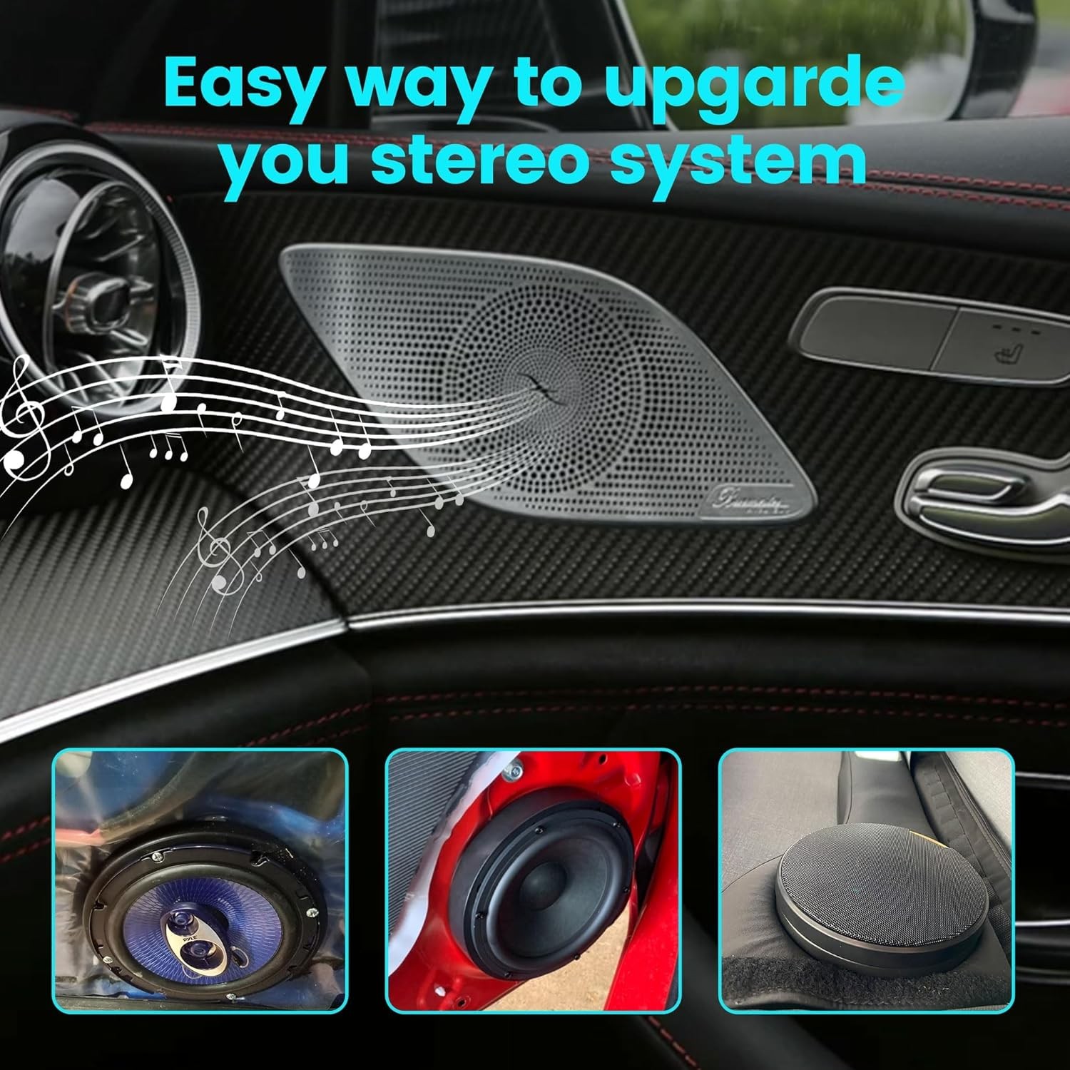 2× 6.5" Plastic Speaker Spacer Rings Bracket Subwoofer Custom Mounting Adapter