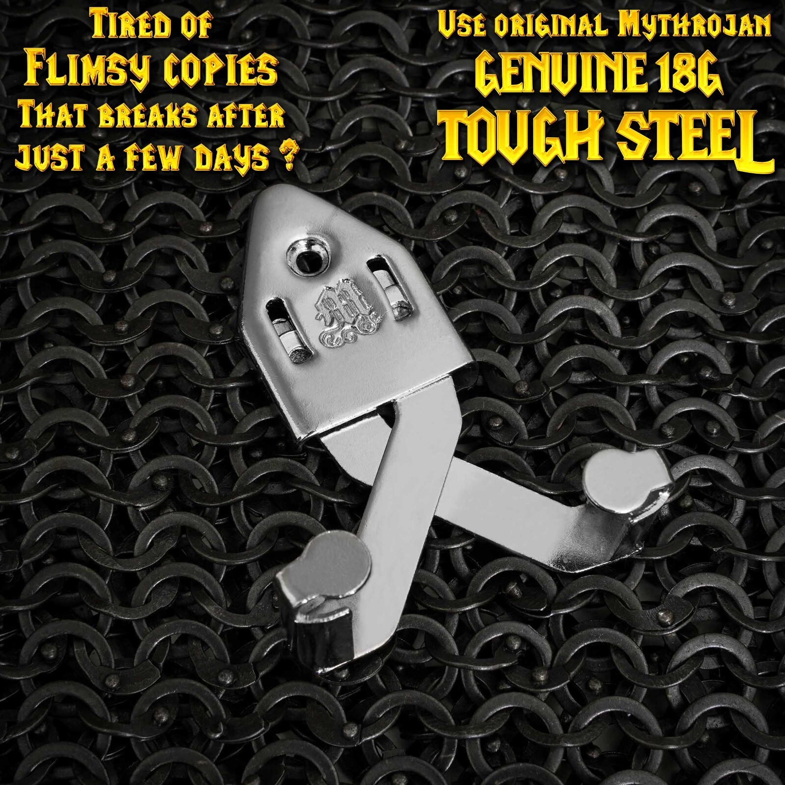 Universal Sword Bowie Knife Dagger Hanger Vertical Wall Mount Holder Set of 2