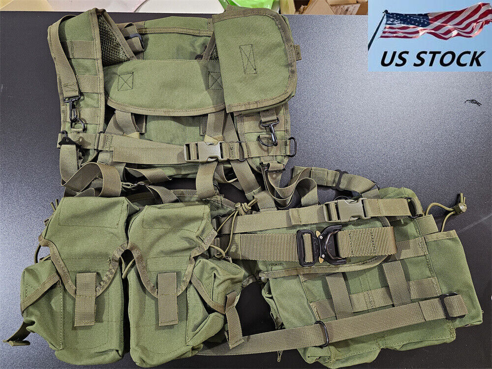 Russian SMERSH M1 Tactical Vest Chest Rig AT Green Set Assembled