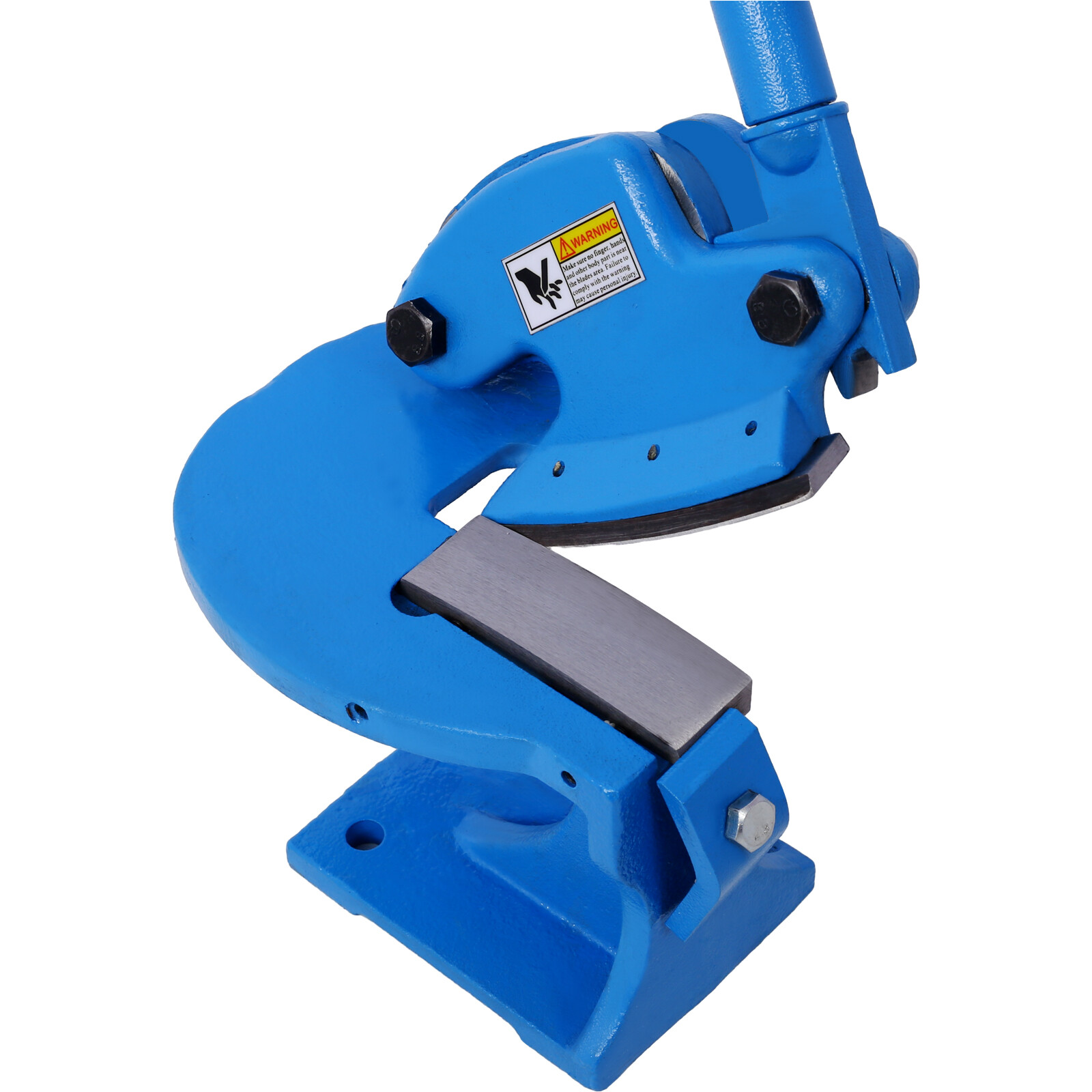Multi-Purpose Manual Sheet Throatless Metal Shear Curved Blade Metal Cutter