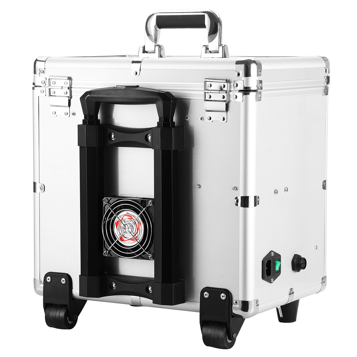 Portable Dental Mobile Delivery Unit Rolling Box Air Compressor Suction 4H/Chair