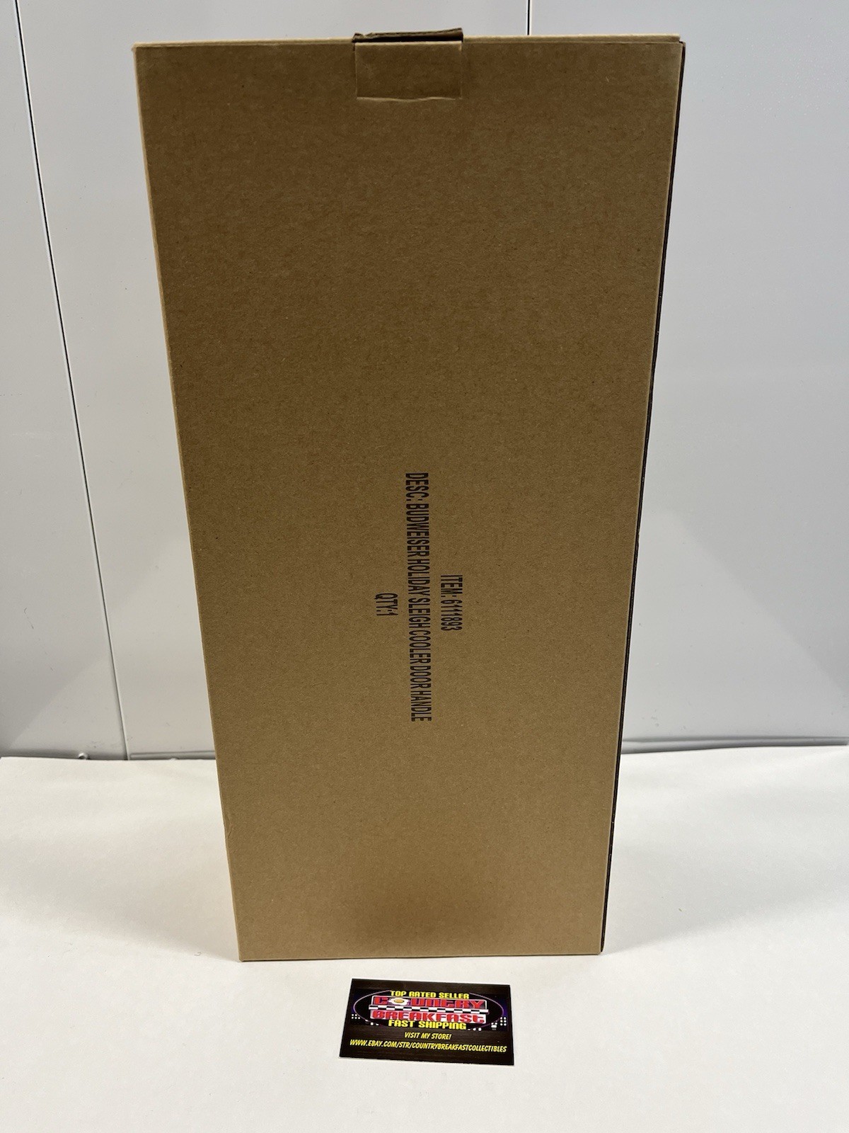 Budweiser Clydesdale Horses Wagon Sleigh Statue Cooler Door Handle BNIB RARE!