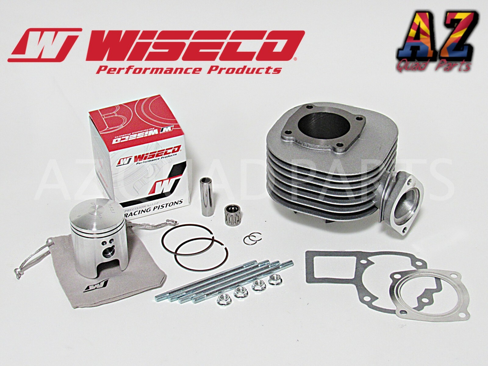 Suzuki LT80 LT 80 100cc Big Bore Top Rebuild Kit Wiseco Piston Gaskets Cylinder