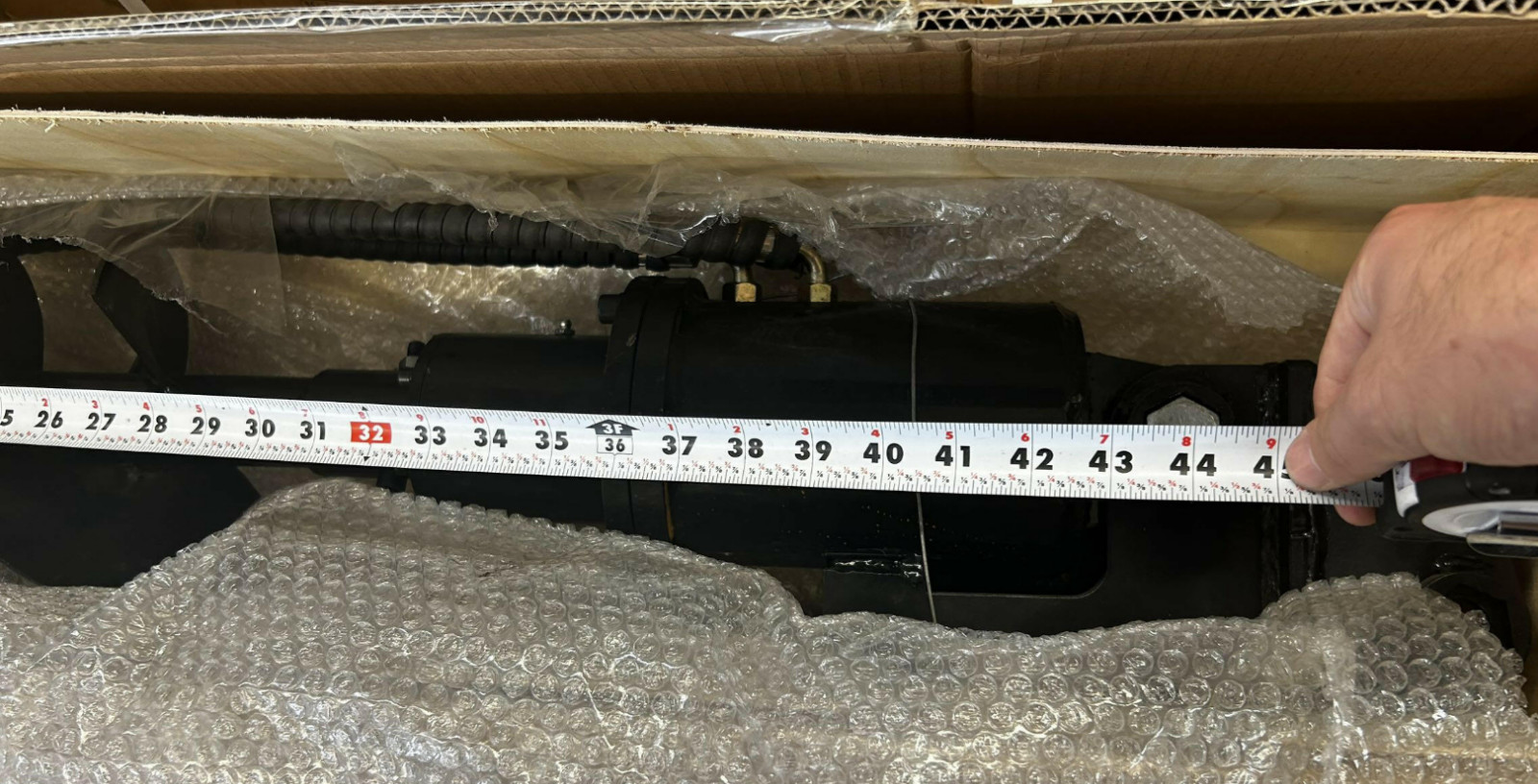 Agrotk Auger Drill Bit with Hoses for Mini Excavator Attachment