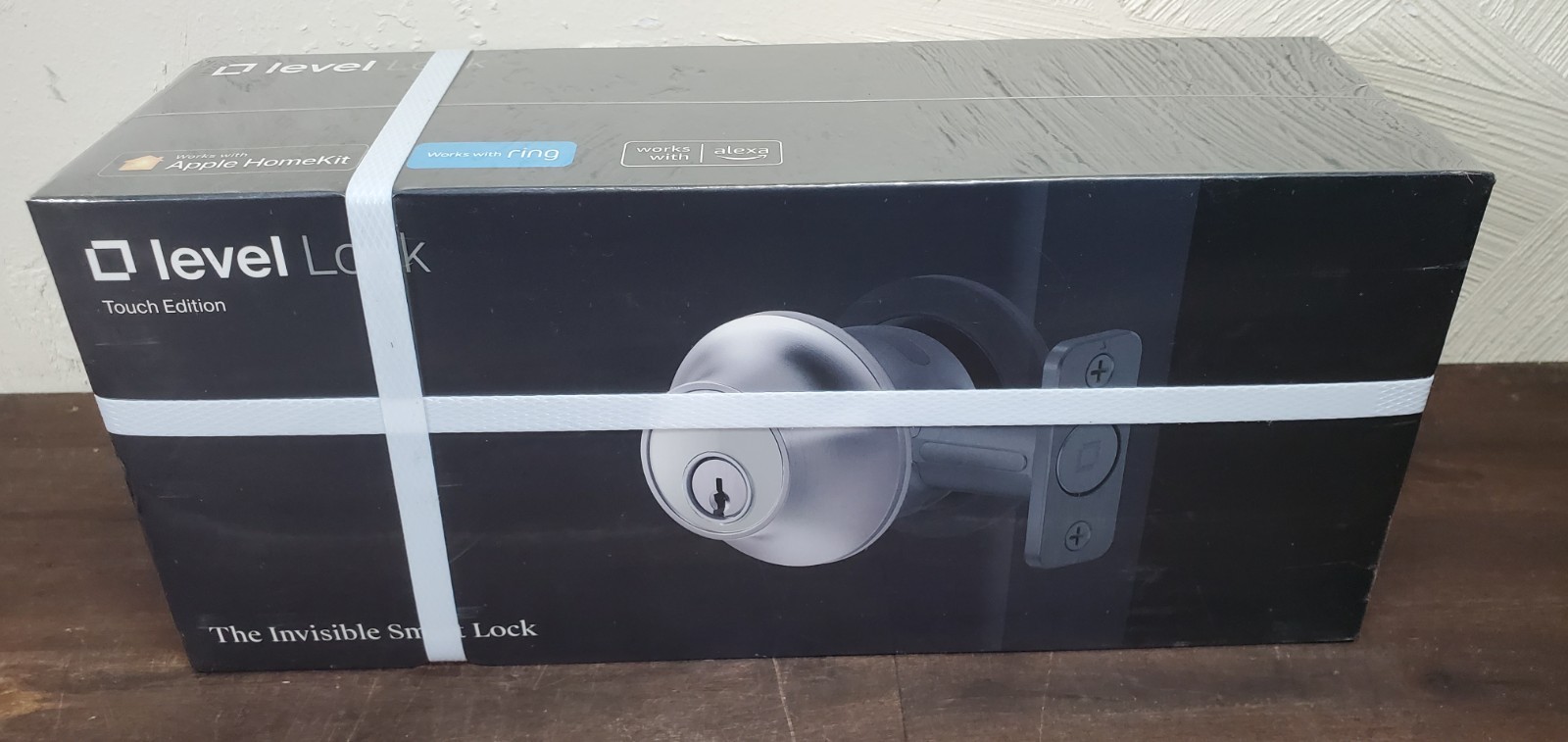 Level Lock Smart Lock Touch Edition Smart Deadbolt Keyless Entry, Black - SEALED