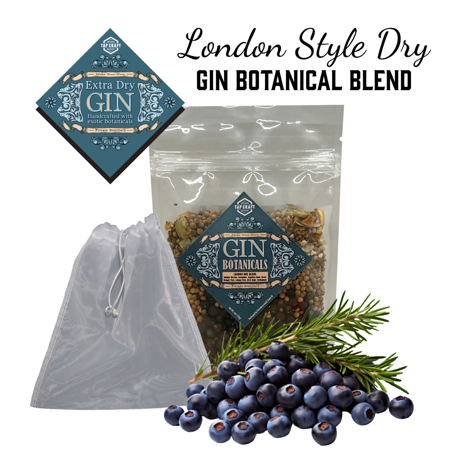 London Dry Gin Botanicals Blend - Blend your own Gin
