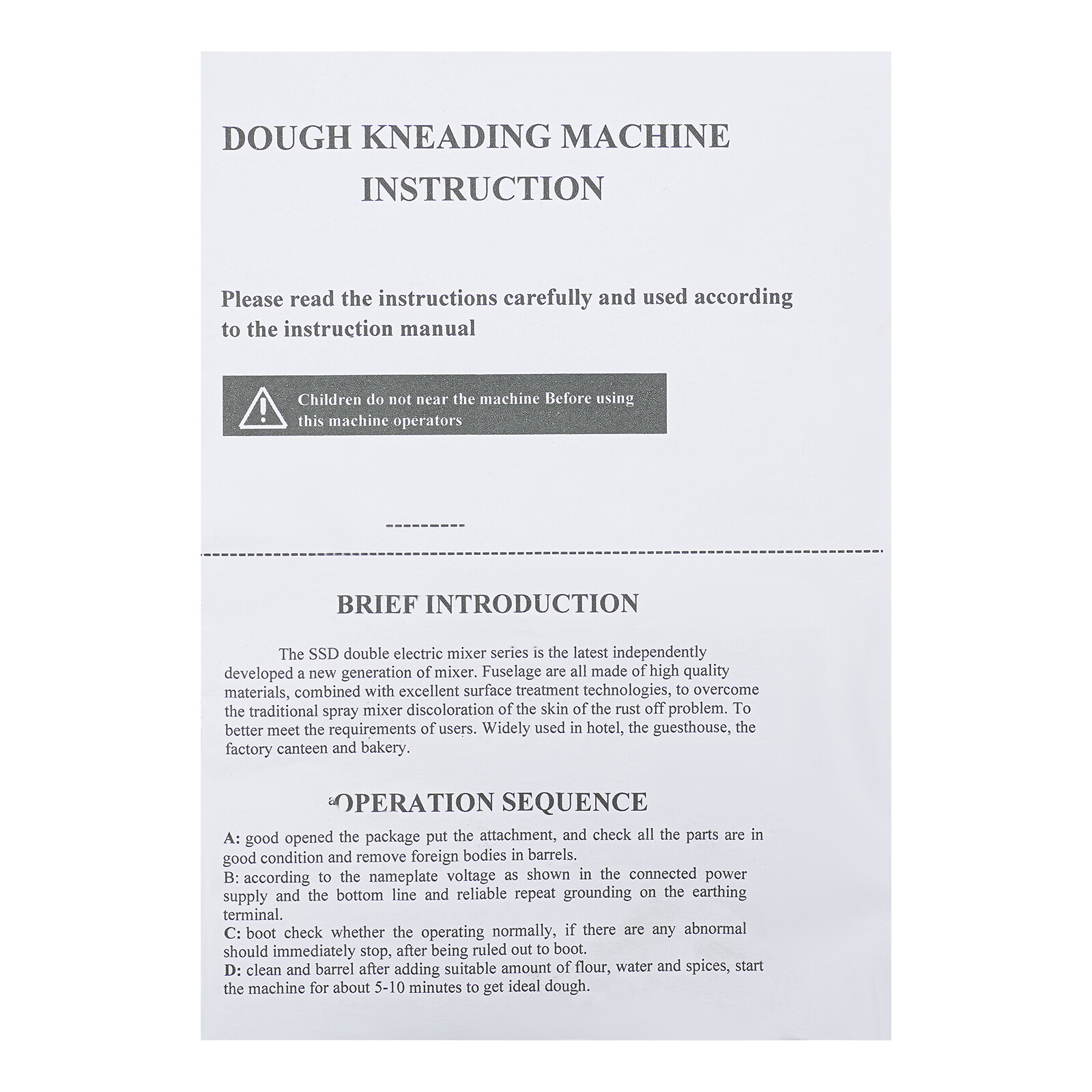 Pizza Dough Mixer Commercial Spiral Dough Mixer Machine Food Mixer Bakery 750w