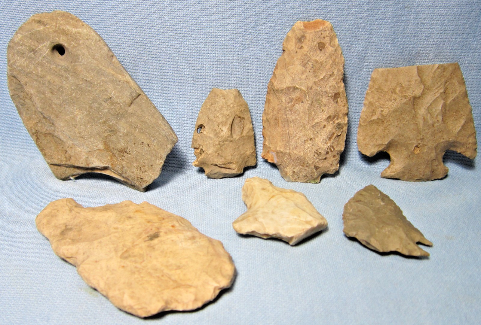 Group of Authentic Native American ARROWHEAD Point Tool ~ Northern Michigan