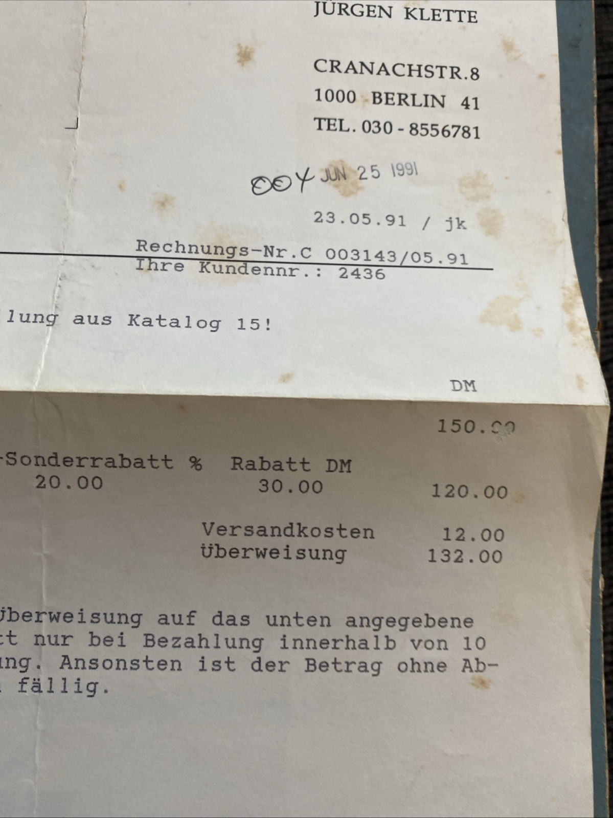 German BERLIN Phone Book 1940-41 WW2 Address Telephone Vintage Directory Germany