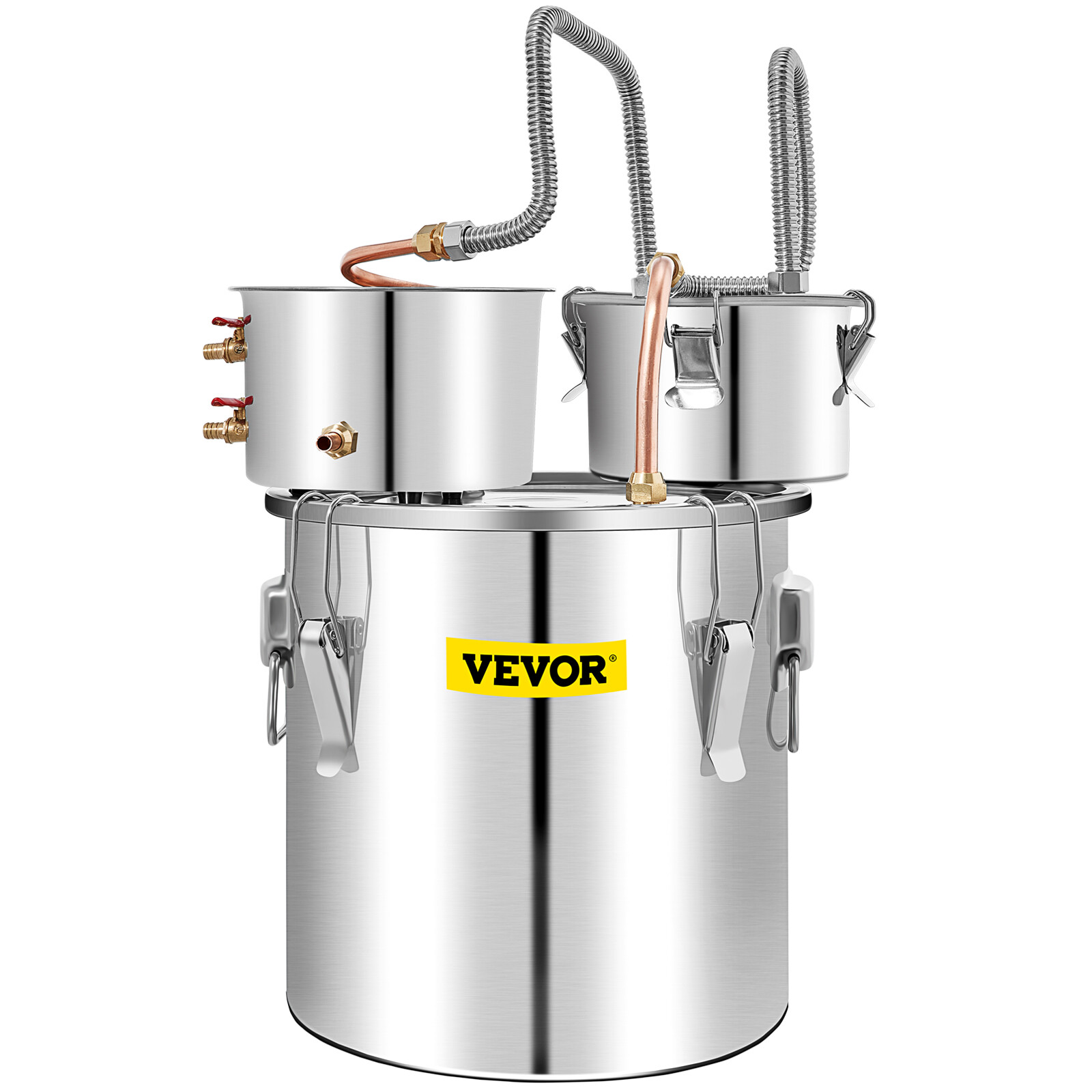 VEVOR 13.2Gal/50L Water Alcohol Distiller Moonshine Still Wine Brewing Kit Home