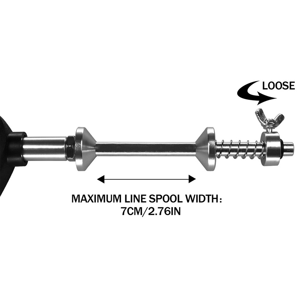 Fishing Line Spooler Fishing Rod Reel Spooling Station System Fishing Pole Clamp