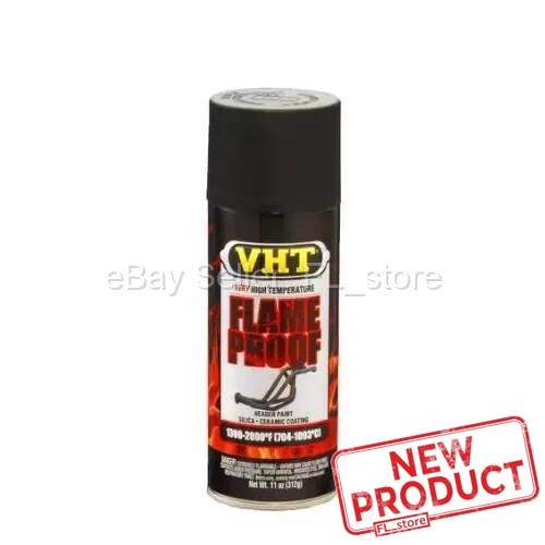 Spray Paint Black Flameproof Coating High Heat Headers Exhaust Ceramic NEW