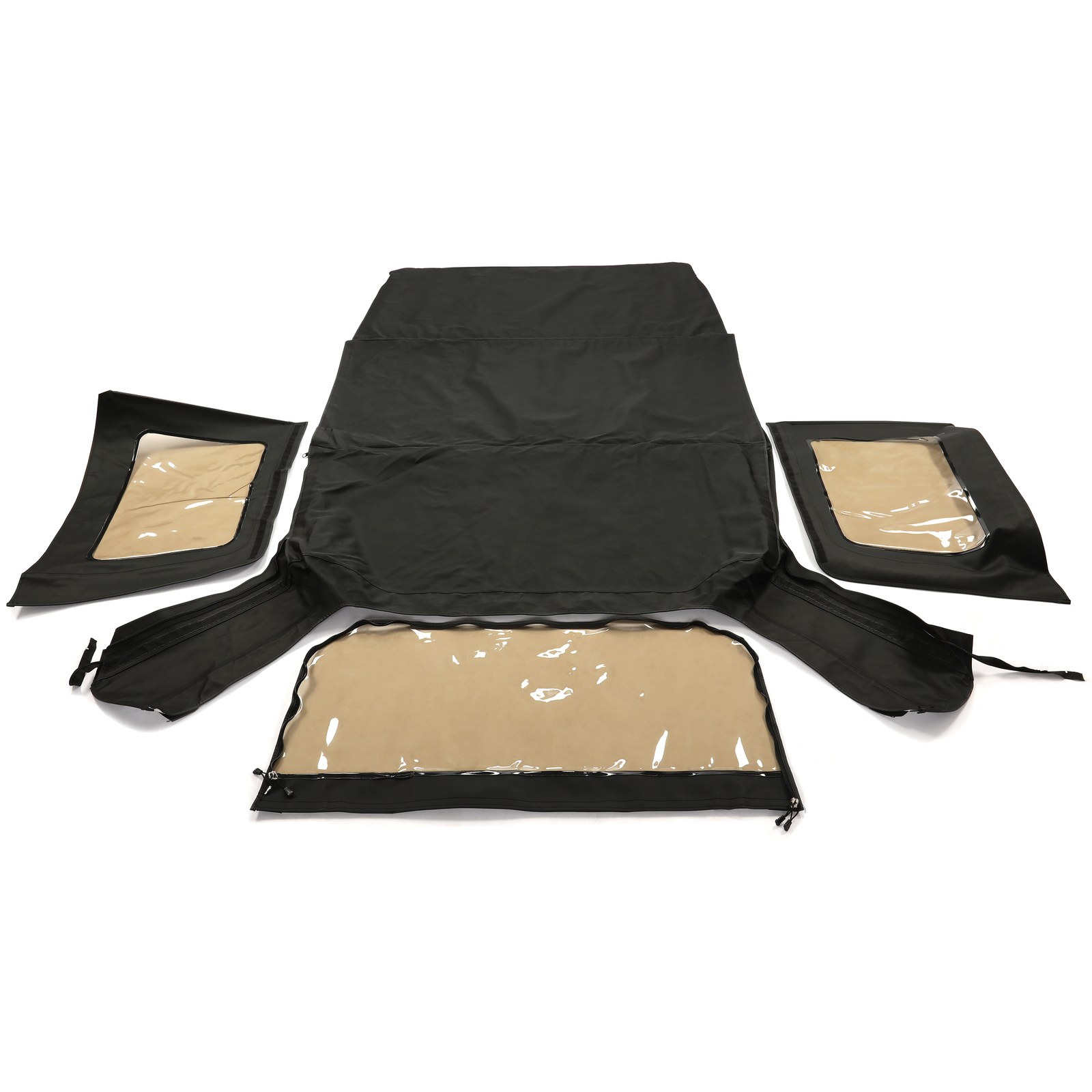 REPLACEMENT BLACK SOFT TOP W/ WINDOWS 9085235 FOR 10-18 JEEP WRANGLER UNLIMITED