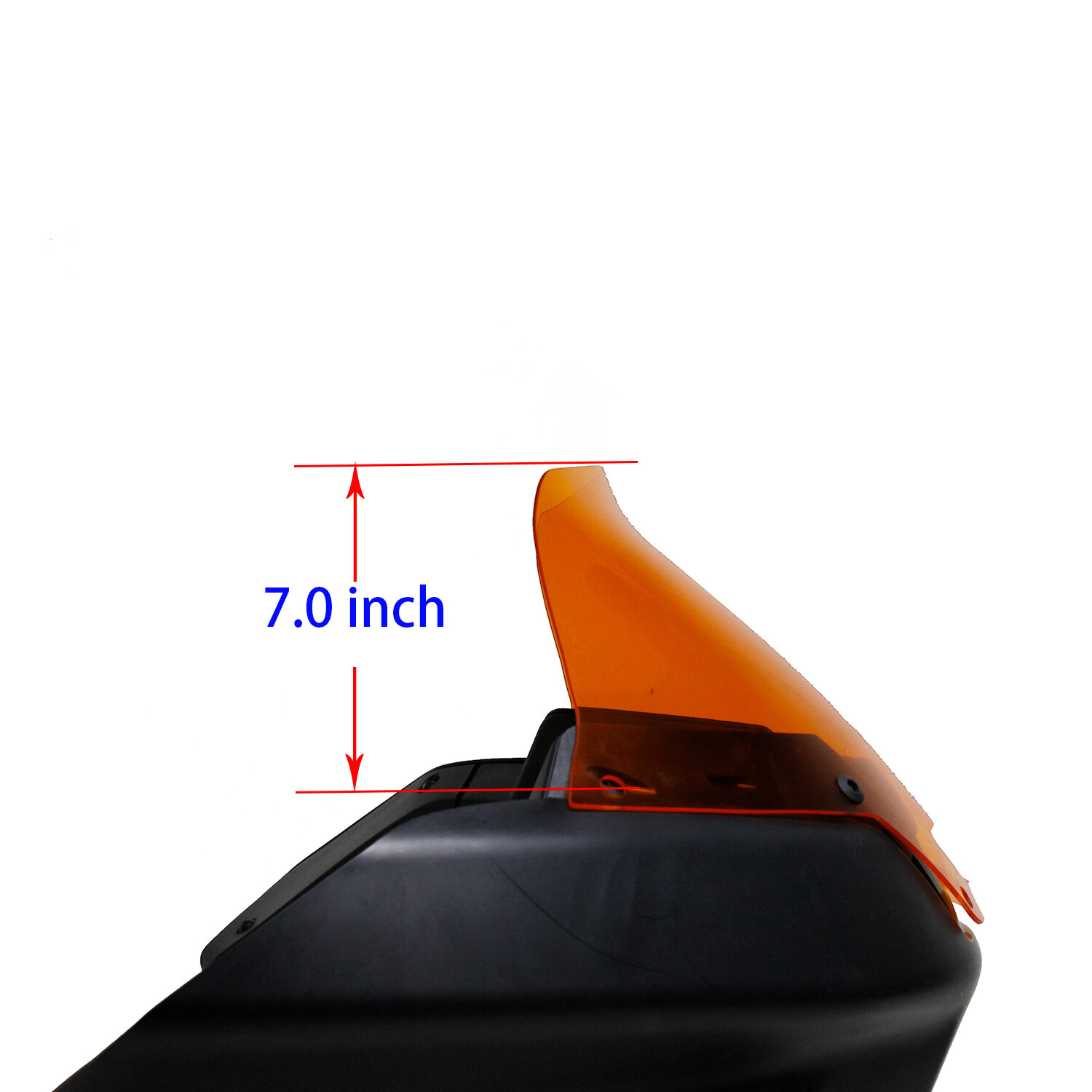 PMMA 7.0" Windshield Windscreen Fits Harley Low Rider ST FXLRST FXRST 2022-24