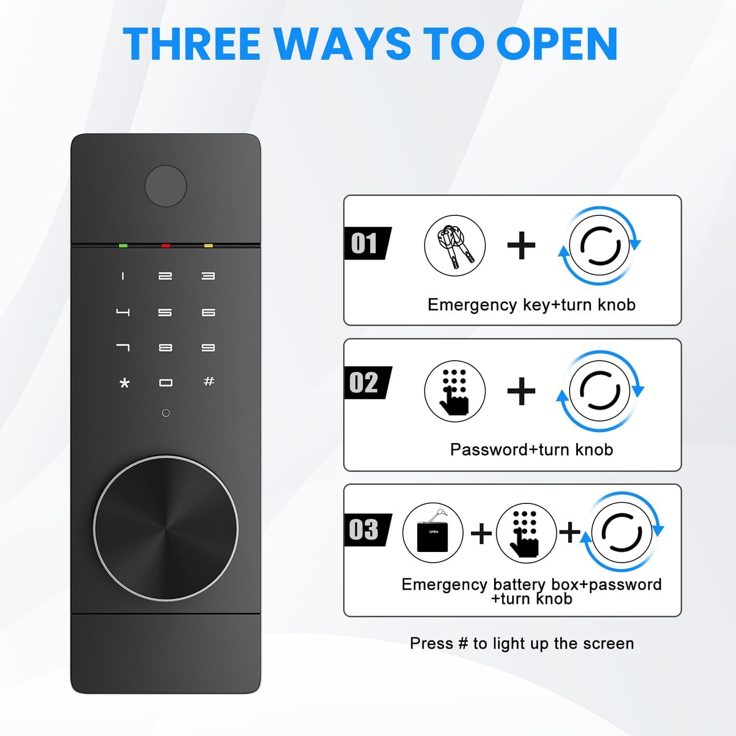 53"Fingerprint In-Wall Safe for Rifles w/Adjustable Shelves,Hidden Wall Gun Safe