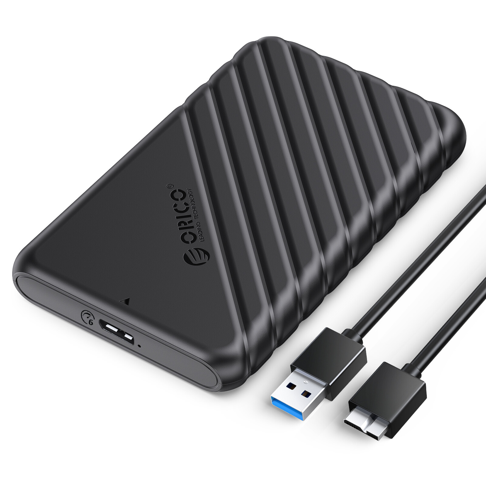 ORICO 2.5\" SATA USB C EXTERNAL SSD HDD Hard Drive ENCLOSURE CASE 6 Gbps USB 3.