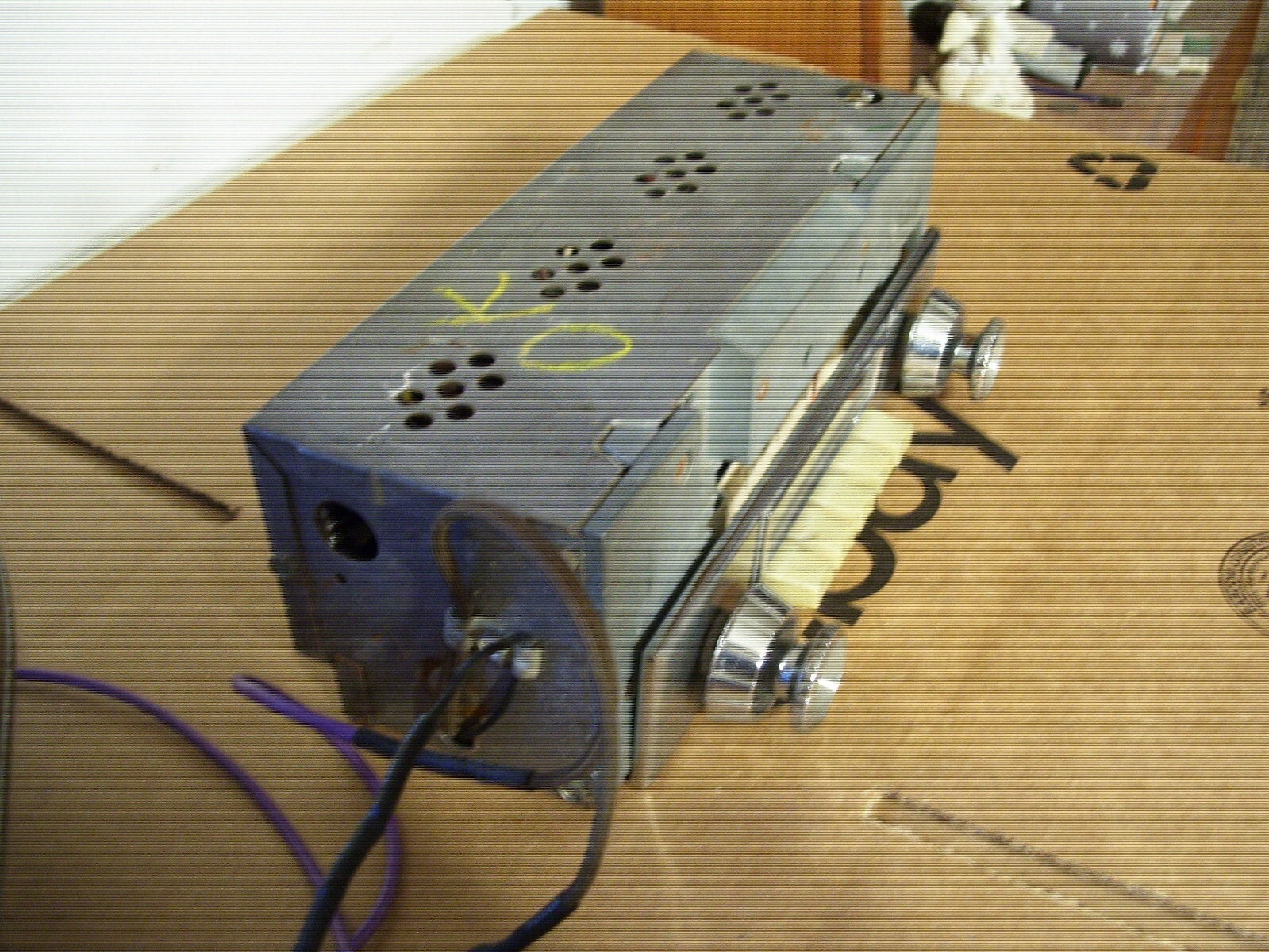 61 1961 Plymouth radio Good working with speaker