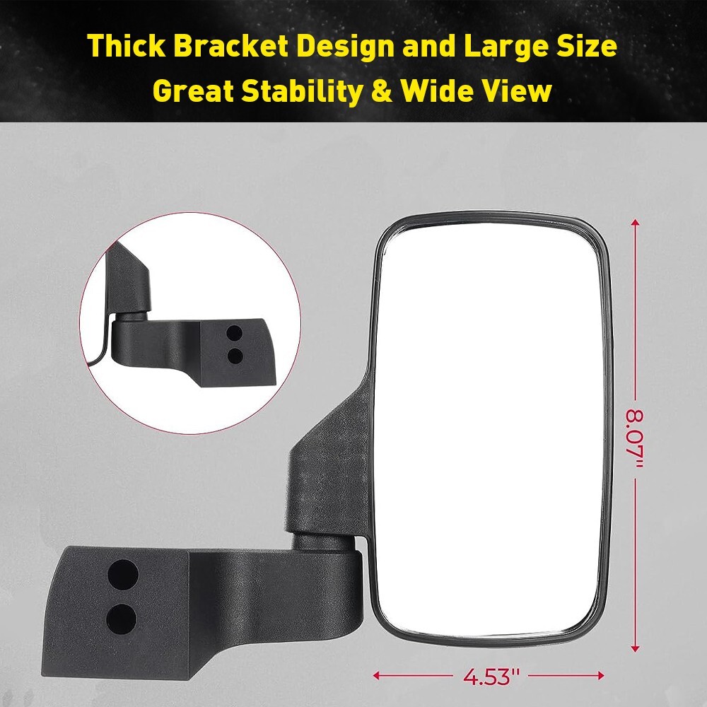 Side View Mirrors #2889241 for Polaris Ranger XP 1000 /SP 570 /Commercial PRO XD