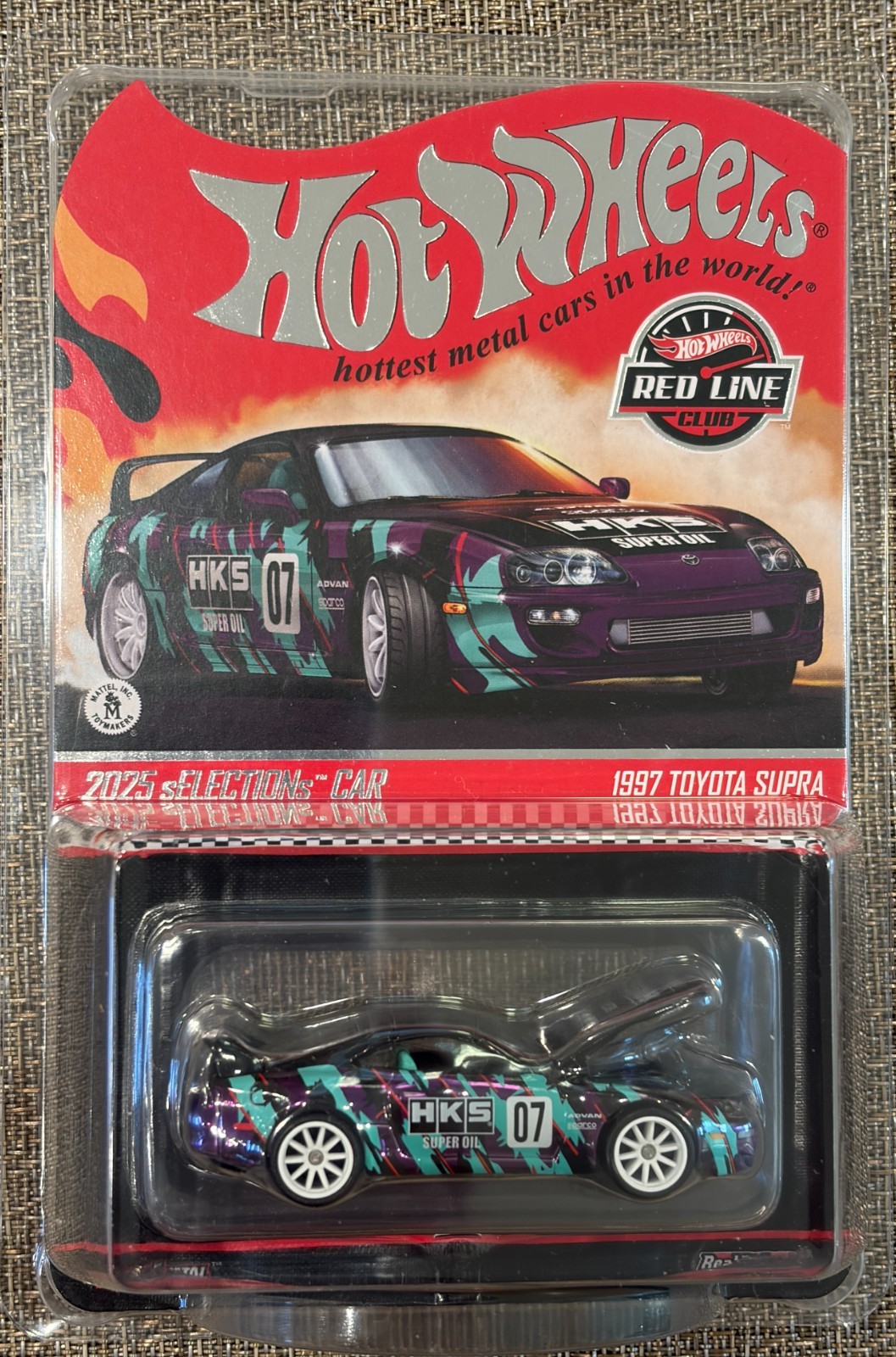 2025 Hot Wheels Redline Club Selections Car 1997 Toyota Supra , Free shipping !