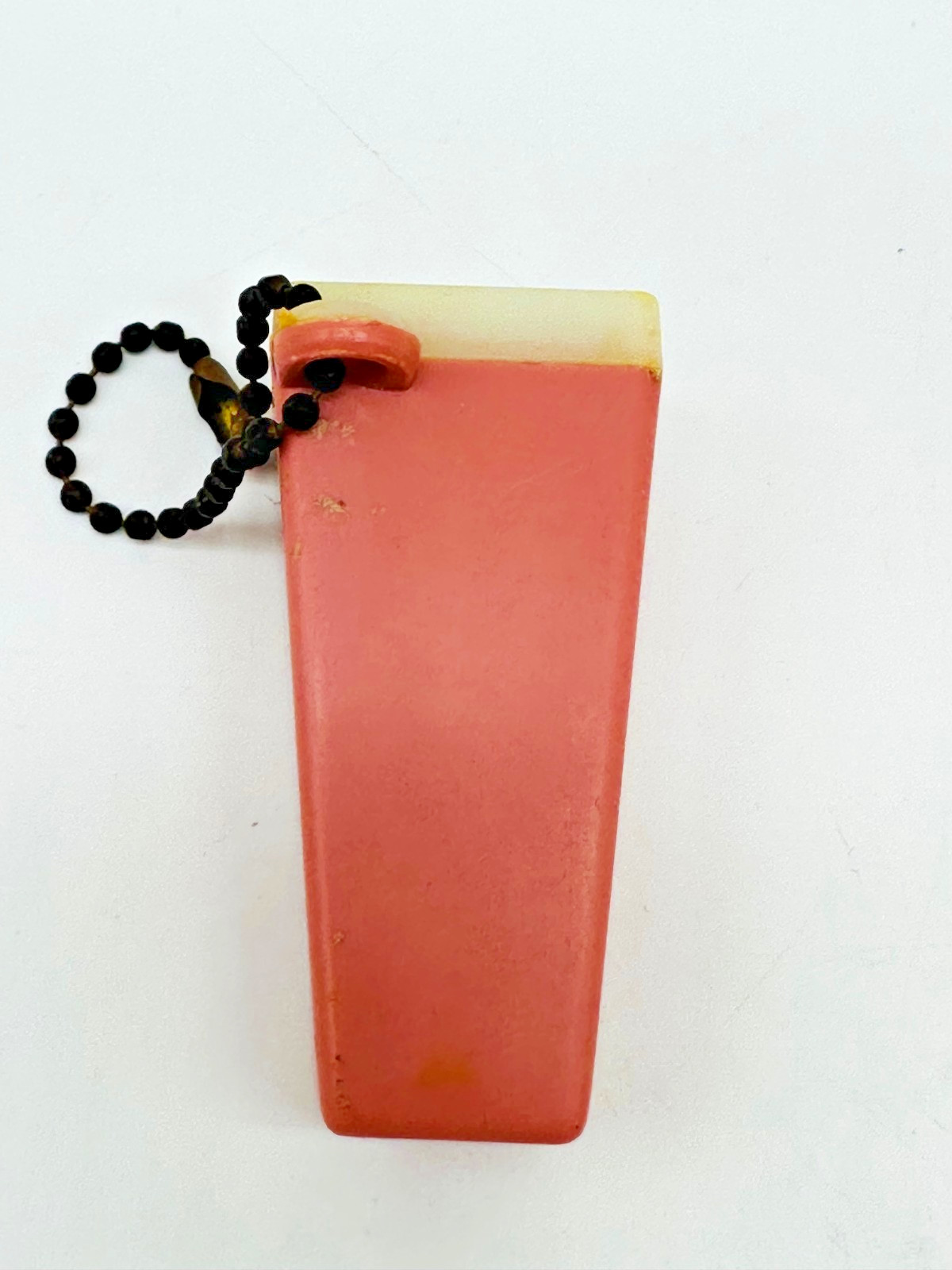 Vintage Long Beach Resort Florida Picture Souvenir Keychain Viewer Family Photo