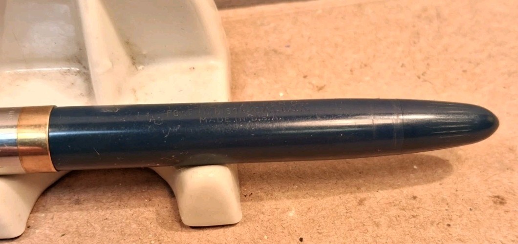 VTG SHEAFFER WHITE DOT VACUUM FILL FOUNTAIN PEN GOLD 14K NIB