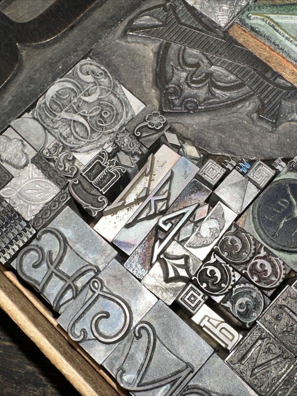 Printing Blocks Ornamentals Borders Dingbats. Wonderful Variety!! #C Beautiful!