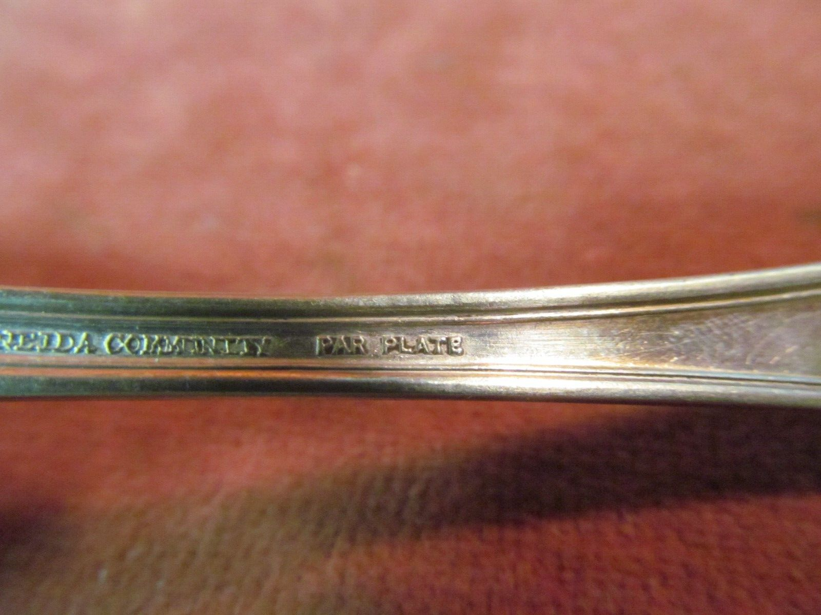ONEIDA COMMUNITY PAR PLATE GLORIA SWANSON SPOON