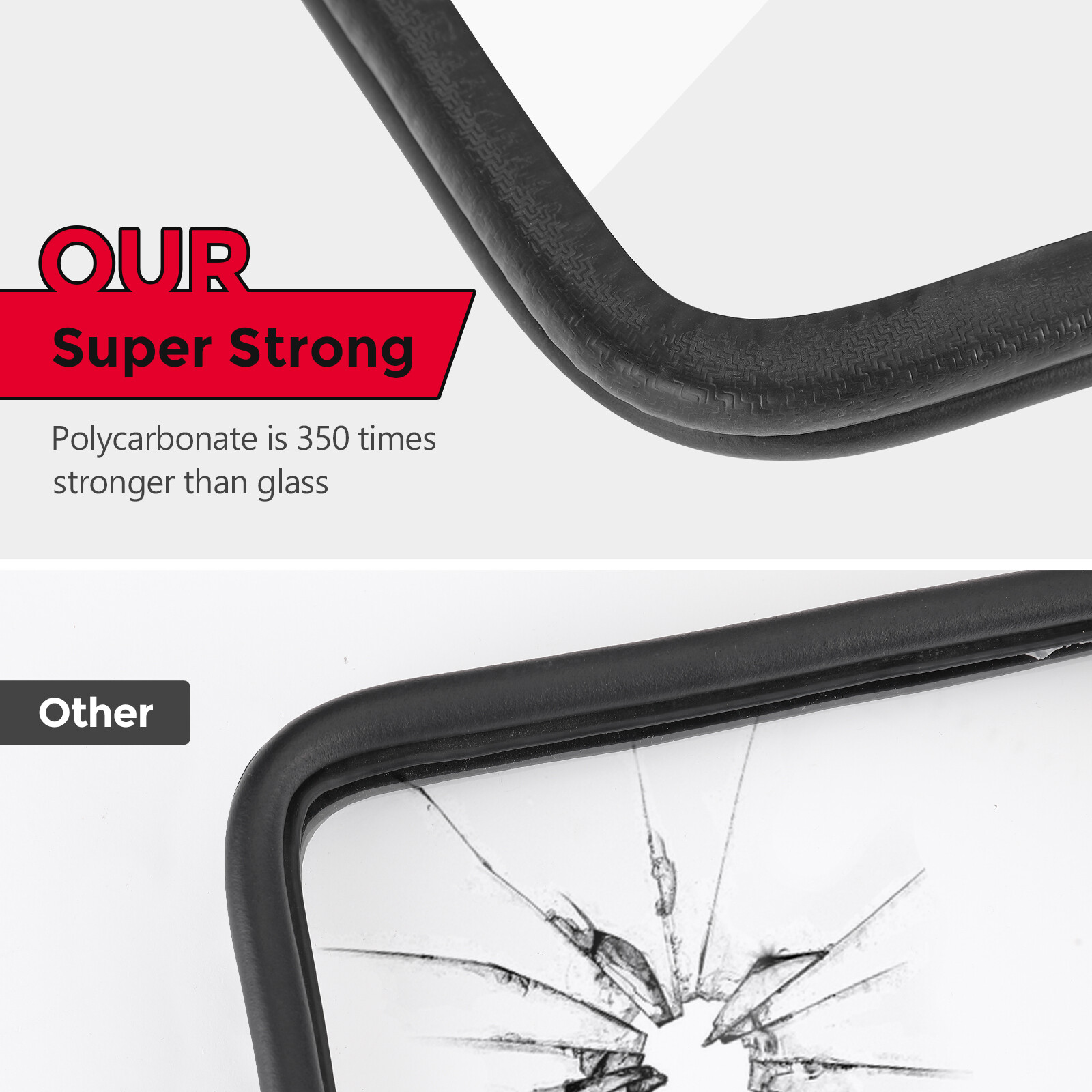 KEMIMOTO for Polaris Ranger 570 XP 900/1000 /Crew XP1000 Full Windshield 2013-25