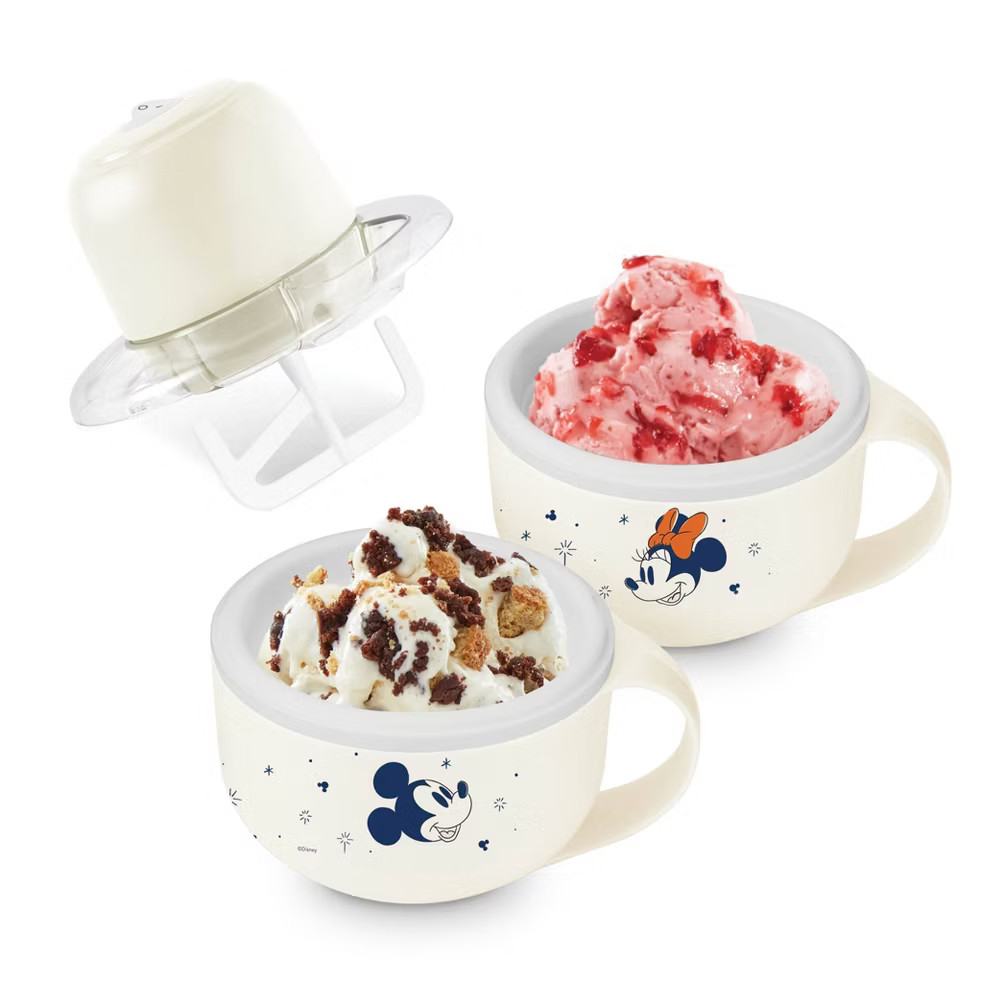 Disney x Dash Mickey & Minnie My Mug Ice Cream Maker Bundle