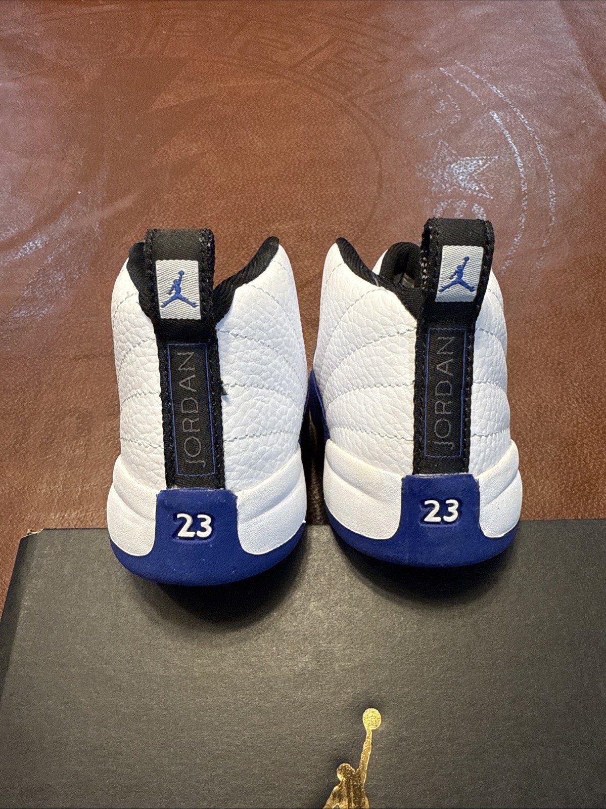 Jordan 12 Retro (TD) “Blueberry” - White/Black-Game Royal - (US 7c) - 850000-140