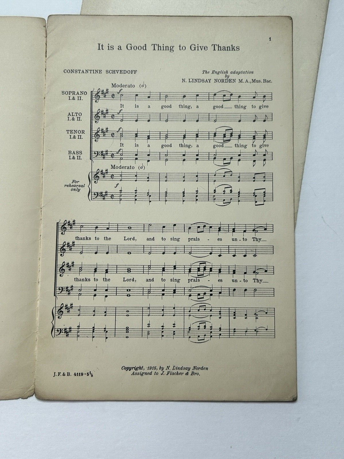 Vintage Sheet Music Choral Arrangements, Choirs Lot of 9