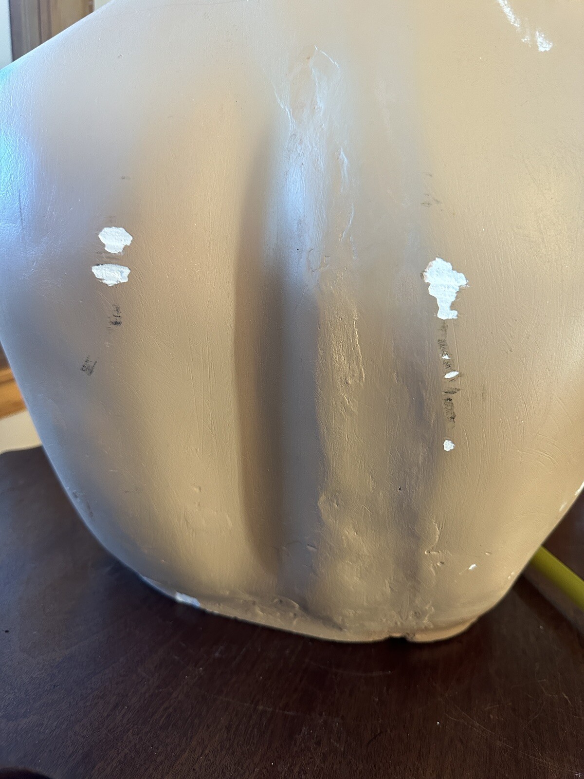 Vintage French Paris Lady Woman Hat Bust Head Champs Elysees Mannequin Plaster