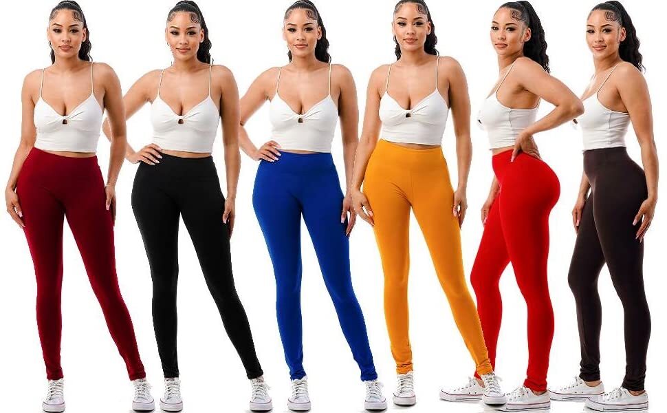 JVINI Womens Premium Leggings, Regular-Plus Size Yoga Pants *FREE SHIPPING*