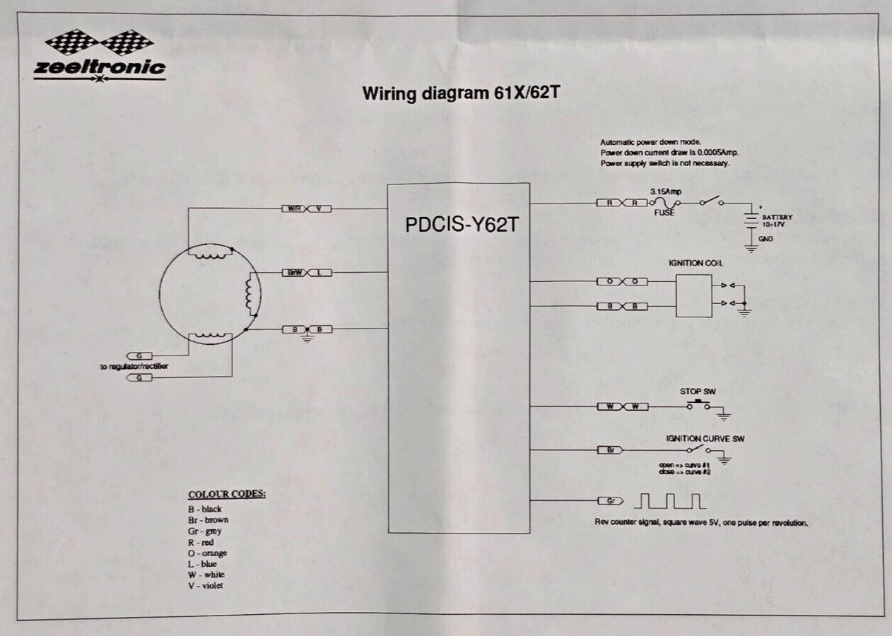 Zeeltronic CDI Programmable Ignition PDCIS-Y62T HRS Yamaha 650 701 51x 62t