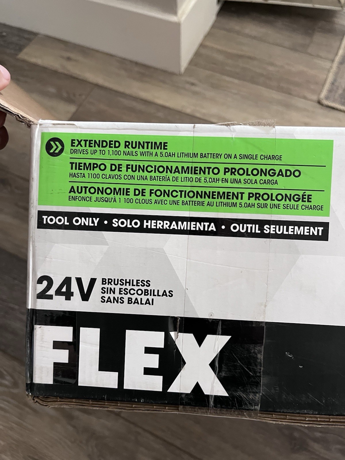 Flex 21 Degree Framing Nailer FX4351A 24V Cordless 21' Framing Nailer Tool Only