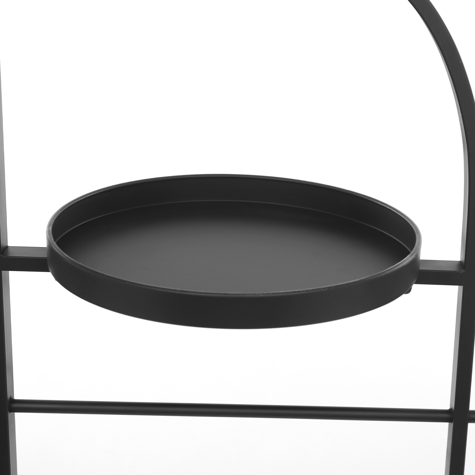 Clothes Display Stand, Black Clothes Display Rack, Freestanding Garment Rack